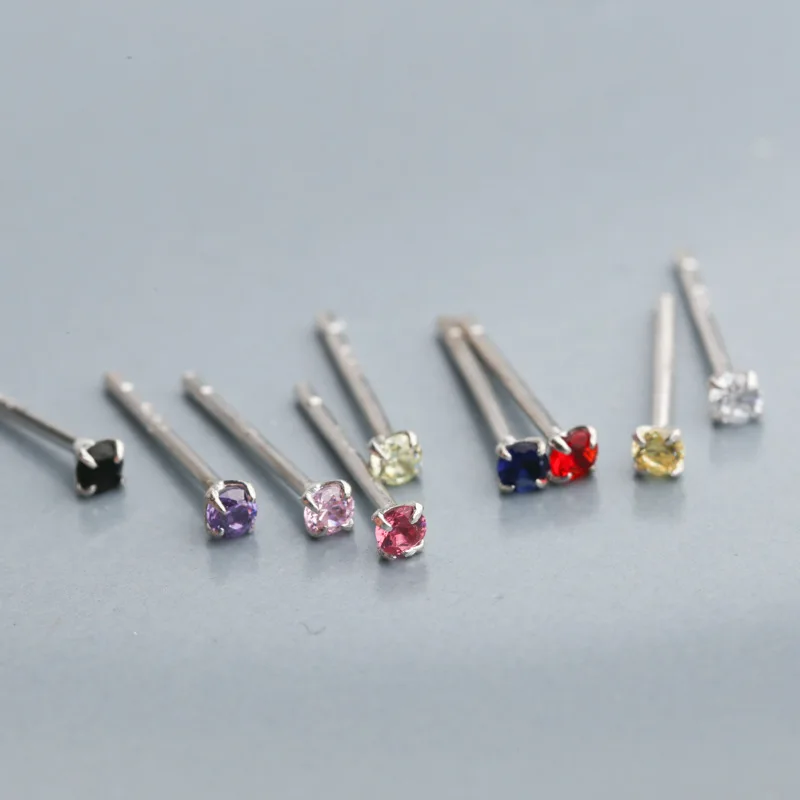 S925 Silver Crystal Zircon Ear Studs Earrings For Women Colorful Rhinestone Piercing Jewelry
S925 Silver Crystal Zircon Ear Studs Earrings For Women Colorful Rhinestone Piercing Jewelry