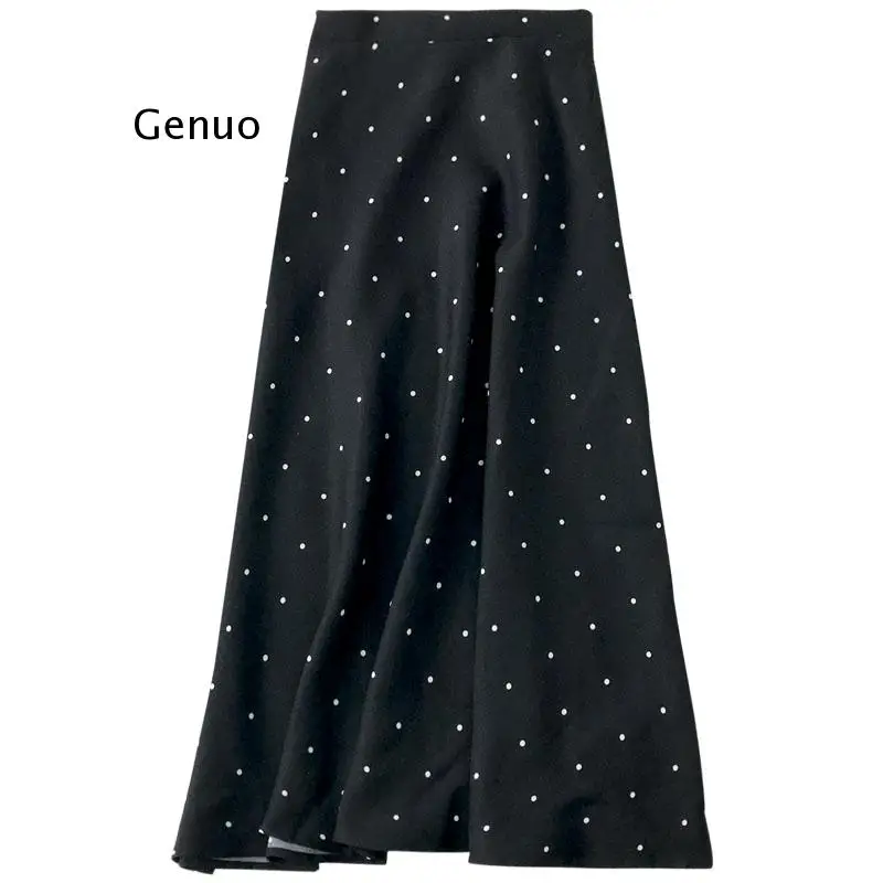 chiffon polka dot women skirts 2021 summer new high waist A-line knee-length office lady elegant skirts top quality
chiffon polka dot women skirts 2021 summer new high waist A-line knee-length office lady elegant skirts top quality