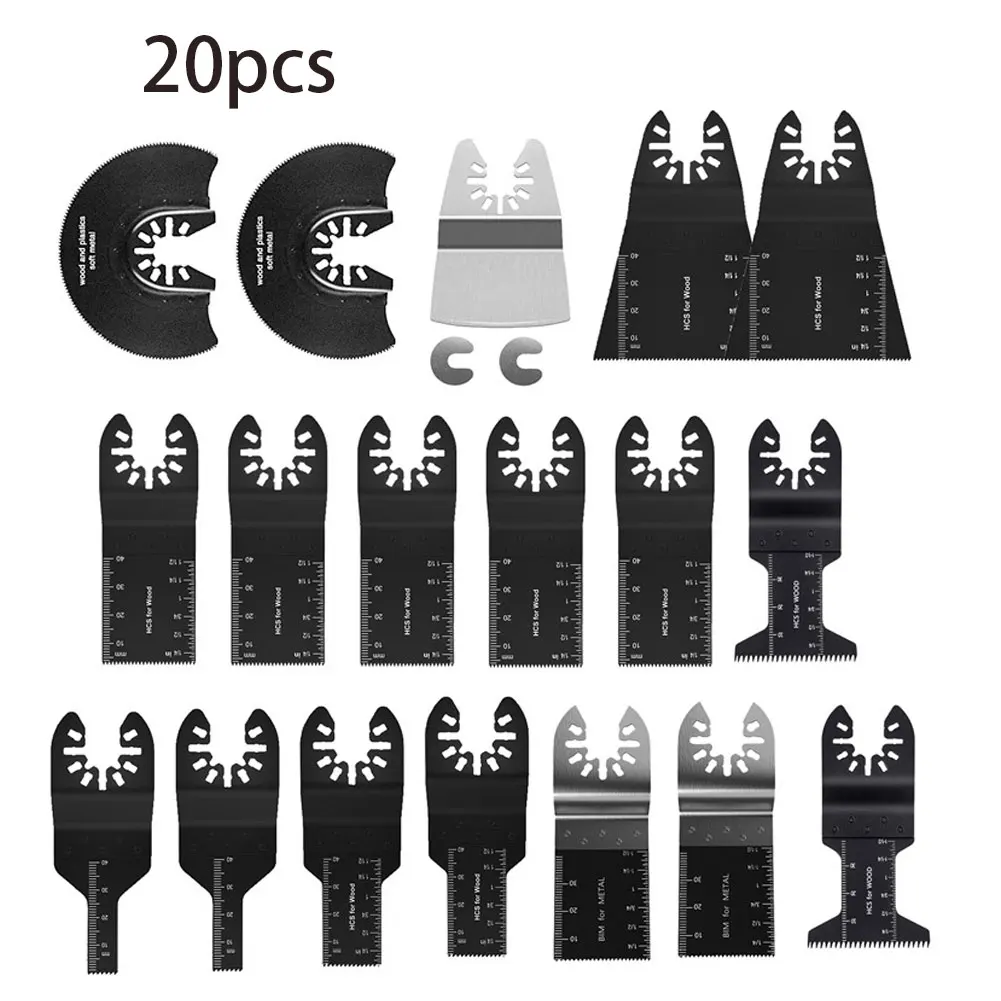20pcs Metal Cutting Saw Blade Oscillating Saw Blades MultiTool Oscillating Saw Blades For Renovator Power Wood Cutting Tool Bits
20pcs Metal Cutting Saw Blade Oscillating Saw Blades MultiTool Oscillating Saw Blades For Renovator Power Wood Cutting Tool Bits
