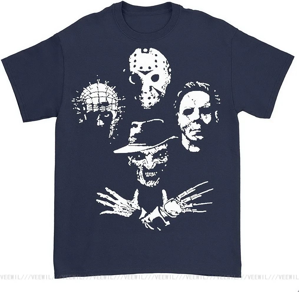 Horror Face Villains Halloween Movie Horror Squad Not So Scary T Shirt Men Women TEE Shirt Homme Customized
Horror Face Villains Halloween Movie Horror Squad Not So Scary T Shirt Men Women TEE Shirt Homme Customized