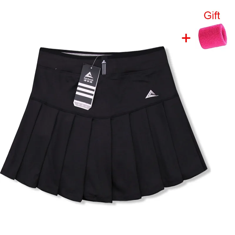 

Women Tennis Skort Quick Dry Sport Badminton Short Skirt Wear Skirt Pleated Pants Pocket Workout Clothes Cheerleaders Clothing