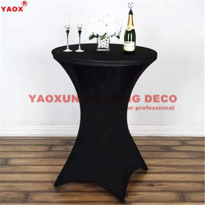 80x110cm Stretch Round Tablecloth Cocktail Table Cover Spandex Bar Table Cloth Hotel Wedding Party Table Cover Decor
80x110cm Stretch Round Tablecloth Cocktail Table Cover Spandex Bar Table Cloth Hotel Wedding Party Table Cover Decor