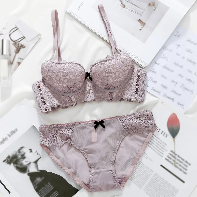 5Colors sexy Lace Comfortable Brassiere Bras Sexy Bra Sets Embroidery Lingerie Underwear Women Set
5Colors sexy Lace Comfortable Brassiere Bras Sexy Bra Sets Embroidery Lingerie Underwear Women Set