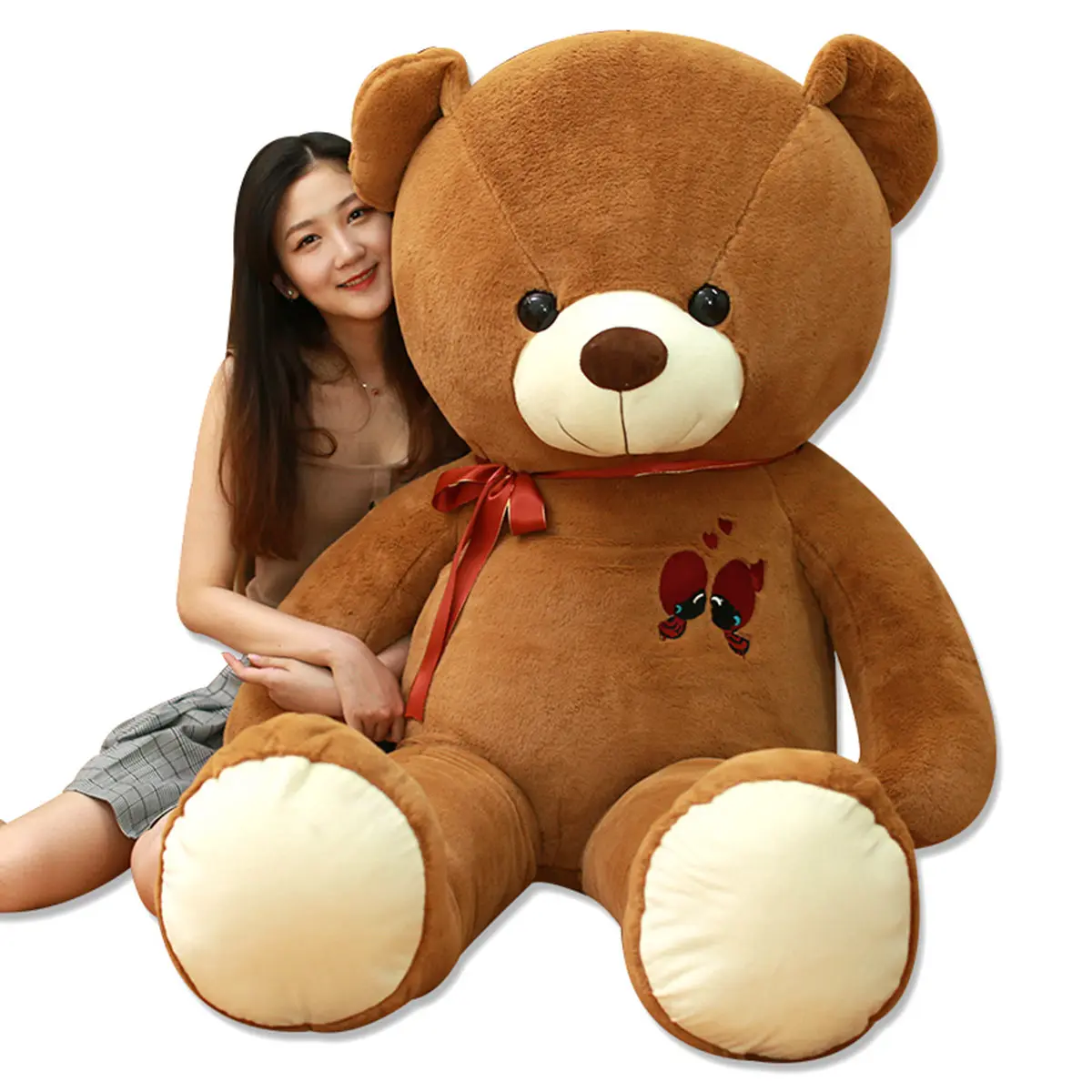 

60-100CM Large Teddy Bear Plush Toy Lovely Giant Bear Huge Stuffed Soft Animal Dolls Kids Toy Birthday Gift For Girlfriend Lover