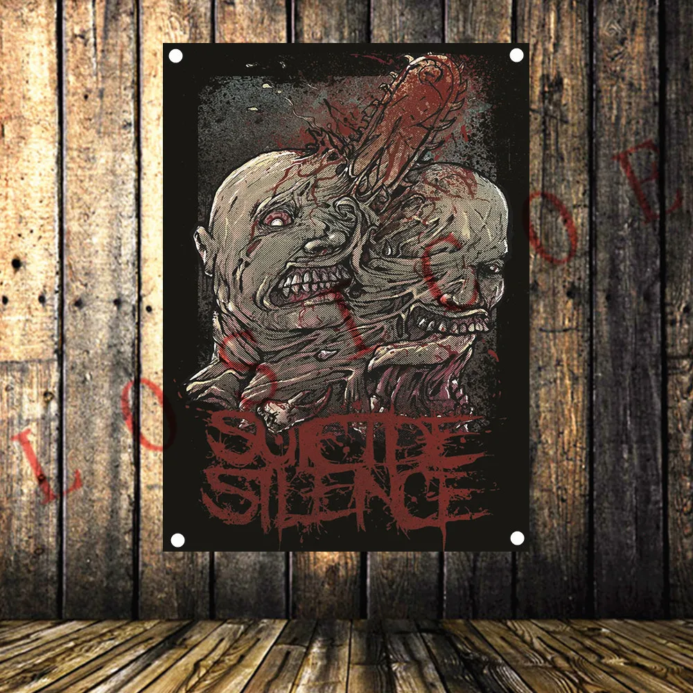 Large Music Illustrated Rock Band Posters Wall Stickers High Grade Canvas Art Four Holes Banners & Flags Home Decoration Gift
Large Music Illustrated Rock Band Posters Wall Stickers High Grade Canvas Art Four Holes Banners & Flags Home Decoration Gift