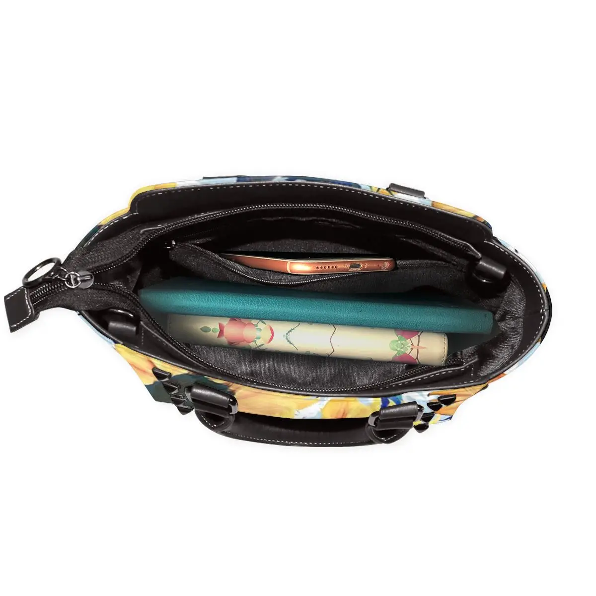 WHEREISART Fashion Large Capacity Leather Female Shoulder Bag Sunflower Women Top-handle Bags With Rivets Tote Bags 2021 Hot
WHEREISART Fashion Large Capacity Leather Female Shoulder Bag Sunflower Women Top-handle Bags With Rivets Tote Bags 2021 Hot