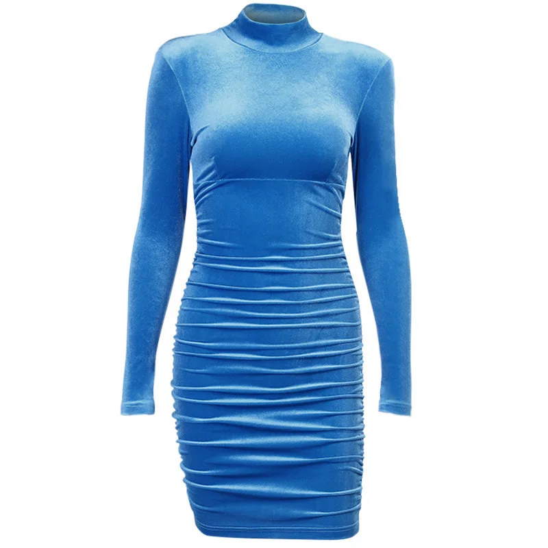 ZOGAA Sexy Bodycon Velvet Mini Dress Women Autumn Long Sleeve High Neck Party Dresses Female Velvet Sheath Dress Robes Vestido
ZOGAA Sexy Bodycon Velvet Mini Dress Women Autumn Long Sleeve High Neck Party Dresses Female Velvet Sheath Dress Robes Vestido