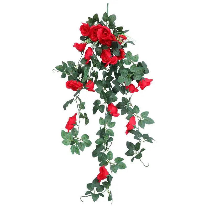 Rose Hanging Vine Decorative Vivid Pretty Rose Flower Garland Fake Rose Rattan Hanging Rattan for Home Wedding
Rose Hanging Vine Decorative Vivid Pretty Rose Flower Garland Fake Rose Rattan Hanging Rattan for Home Wedding