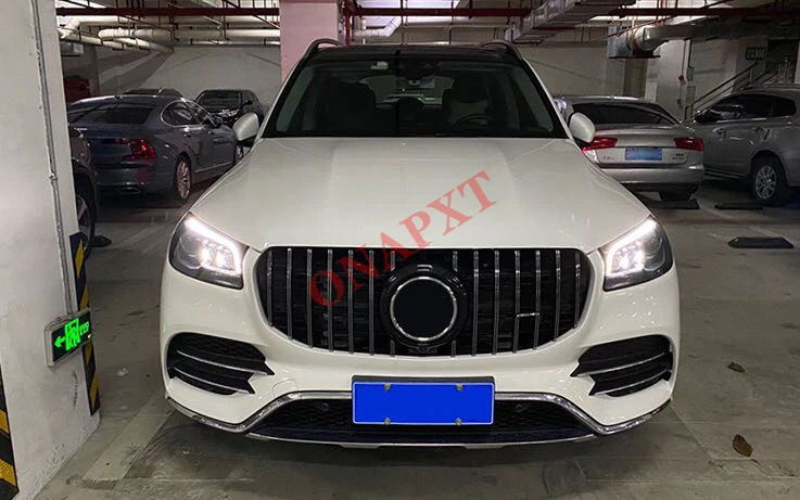Plastic Front Bumper Grill Mesh Racing Middle Grill Center For Maybach GT Vertical Bar 2020 For Benz GLS GLS450 GLS580 X167 
Plastic Front Bumper Grill Mesh Racing Middle Grill Center For Maybach GT Vertical Bar 2020 For Benz GLS GLS450 GLS580 X167