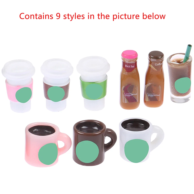 9pcs Cute Mini 1:12 Scale Model Dollhouse Miniature Coffee Cup Mugs Pretend Kitchen Doll House Food Toy Accessories
9pcs Cute Mini 1:12 Scale Model Dollhouse Miniature Coffee Cup Mugs Pretend Kitchen Doll House Food Toy Accessories