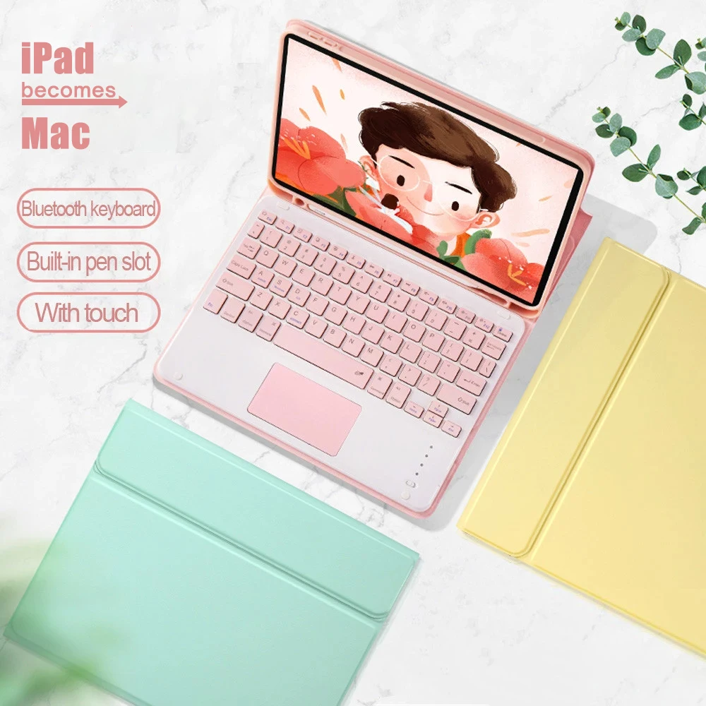 2020 iPad Air 4 Case With Bluetooth Keyboard For iPad Air 2 9.7 10.2 8th Air 3 10.5 10.9 iPad Pro 11 Magic Keyboard Cover
2020 iPad Air 4 Case With Bluetooth Keyboard For iPad Air 2 9.7 10.2 8th Air 3 10.5 10.9 iPad Pro 11 Magic Keyboard Cover