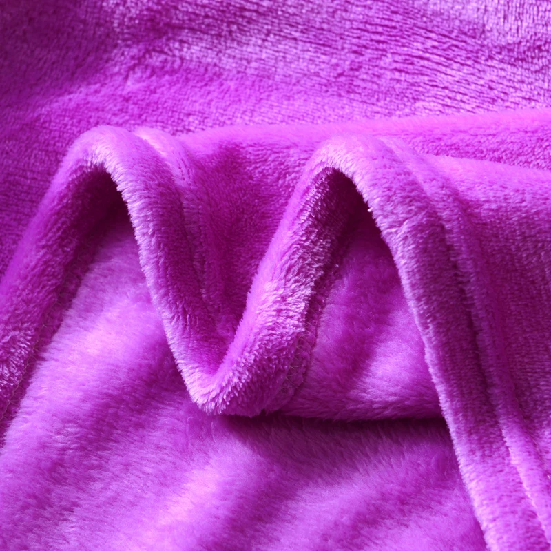 Женское покрывало для кровати домашнее зимнее теплое дивана плюшевое однотонное