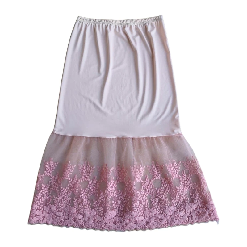 Lace Half Slip Skirts Extender Elastic Waist A-line Hollow Petticoat Underskirt L4MC
Lace Half Slip Skirts Extender Elastic Waist A-line Hollow Petticoat Underskirt L4MC