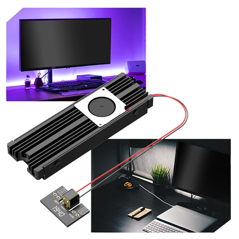 Aluminum alloy material Available M2 hard drive size is 22mm Turbo fan M2 super strong aluminum SSD radiator H8WE
Aluminum alloy material Available M2 hard drive size is 22mm Turbo fan M2 super strong aluminum SSD radiator H8WE