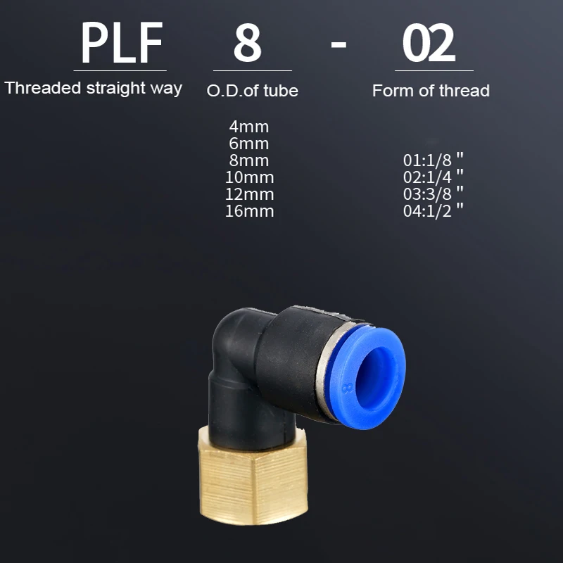 Pneumatic PC/PCF/PL/PLF Pneumatic connector 4mm-12mm fitting thread 1/8" 1/4" 3/8" 1/2" air Thread Female Straight Air Fitting
Pneumatic PC/PCF/PL/PLF Pneumatic connector 4mm-12mm fitting thread 1/8" 1/4" 3/8" 1/2" air Thread Female Straight Air Fitting