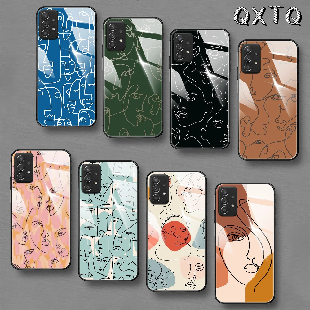 Line Face Facial Art Tempered Glass Phone Case For Samsung Galaxy A 10 20E 21 30 31 50 51 52 70 71 72 S 5G Cover Cell Hoesjes
Line Face Facial Art Tempered Glass Phone Case For Samsung Galaxy A 10 20E 21 30 31 50 51 52 70 71 72 S 5G Cover Cell Hoesjes