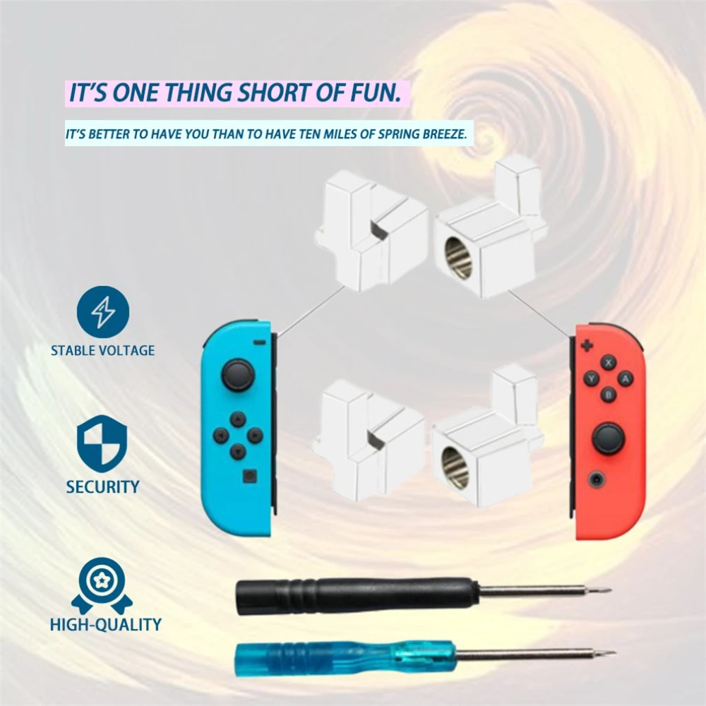 Professional Repair Kit Alloy Buckle Lock For NS Switch NS NX Game Controller Accessories Replace Old Damaged Broken Parts
Professional Repair Kit Alloy Buckle Lock For NS Switch NS NX Game Controller Accessories Replace Old Damaged Broken Parts