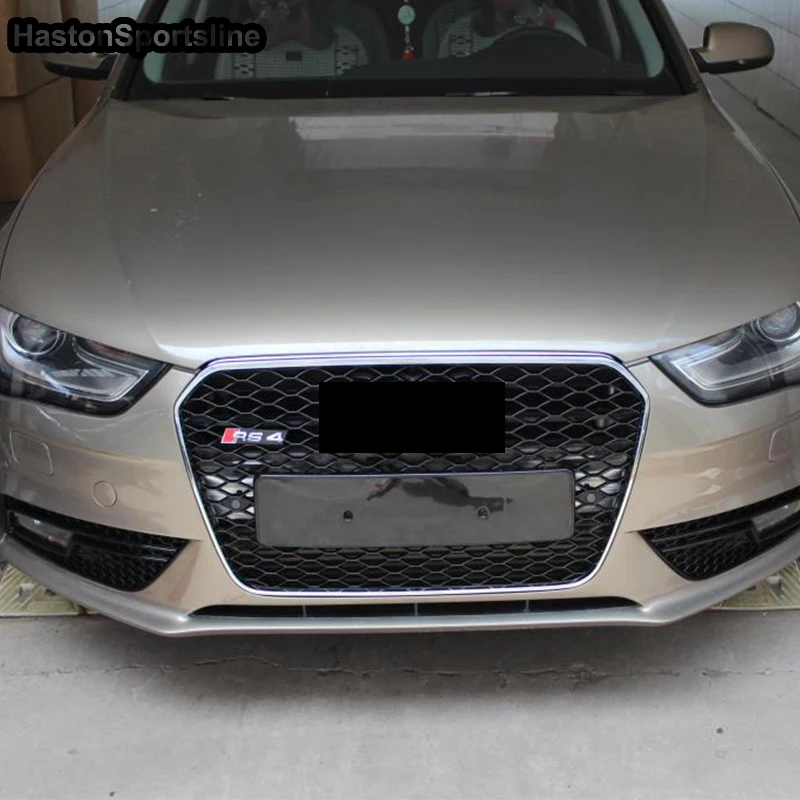 Для Audi A4 RS4, стильная хромированная рама, передний бампер, решетка для гриля 2013 ~ 2015
Для Audi A4 RS4, стильная хромированная рама, передний бампер, решетка для гриля 2013 ~ 2015