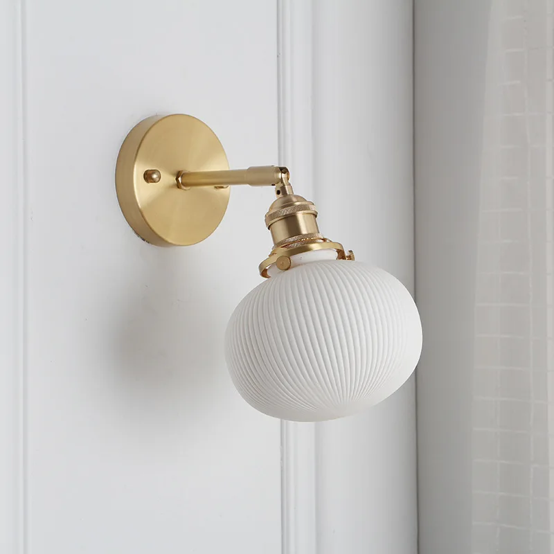 Nordic Ceramic LED Wall Light Bathroom Mirror Bedroom Modern Japanese Style Vintage Wall Lamp Sconce LED home decor Lighting
Nordic Ceramic LED Wall Light Bathroom Mirror Bedroom Modern Japanese Style Vintage Wall Lamp Sconce LED home decor Lighting