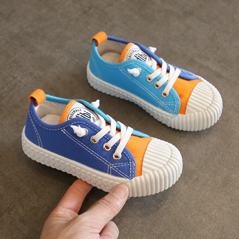 Children's Color Matching Canvas Shoes Elastic Low-cut Boys and Girls Baby Soft Bottom Biscuit Bottom Casual Kids Shoes CS86
Children's Color Matching Canvas Shoes Elastic Low-cut Boys and Girls Baby Soft Bottom Biscuit Bottom Casual Kids Shoes CS86