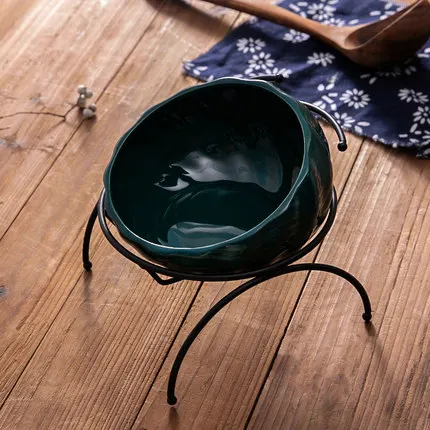 Eco Friendly Cat Food Bowls Ceramic Fountain Single Elevated Feeders Cat Bowl Gamelle Chat Supplies Pet Accessories OO50MM
Eco Friendly Cat Food Bowls Ceramic Fountain Single Elevated Feeders Cat Bowl Gamelle Chat Supplies Pet Accessories OO50MM