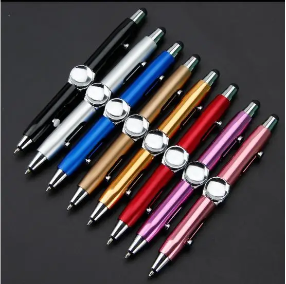 Metal ball point pen multifunctional finger pressure reducing pen gyro pen rotating capacitance pen
Metal ball point pen multifunctional finger pressure reducing pen gyro pen rotating capacitance pen
