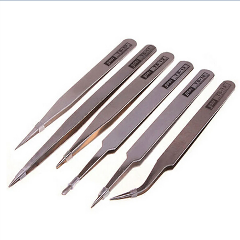 1Pcs Excellent Quality Stainless Steel Repair Tools Industrial Anti-static Tweezers Watchmaker
1Pcs Excellent Quality Stainless Steel Repair Tools Industrial Anti-static Tweezers Watchmaker