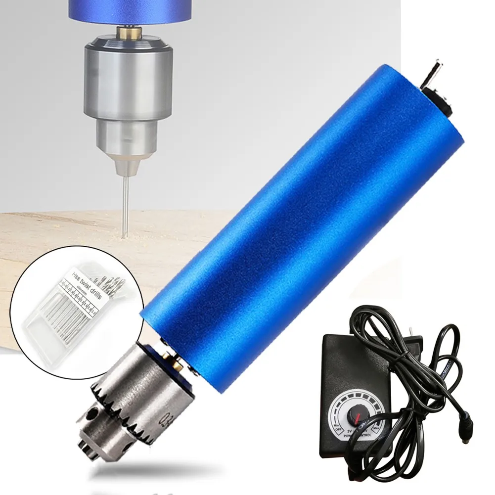 Adjustable Electric Hand Drill DC3V-12V Motor PCB Press Drilling Compact Set 0.3-4mm DIY Woodworking Tools Portable
Adjustable Electric Hand Drill DC3V-12V Motor PCB Press Drilling Compact Set 0.3-4mm DIY Woodworking Tools Portable