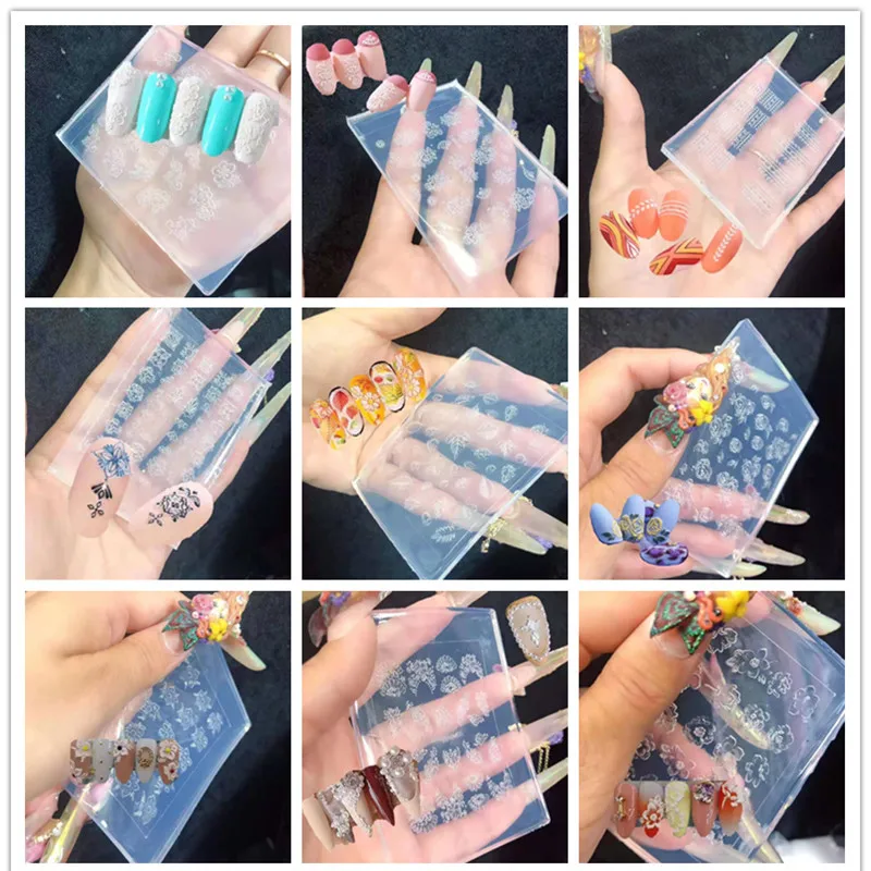 3D Carving Silicone Nail Mold Stamping Template Stamper Micro Stereoscopic Embossment Design New Arrivals
3D Carving Silicone Nail Mold Stamping Template Stamper Micro Stereoscopic Embossment Design New Arrivals