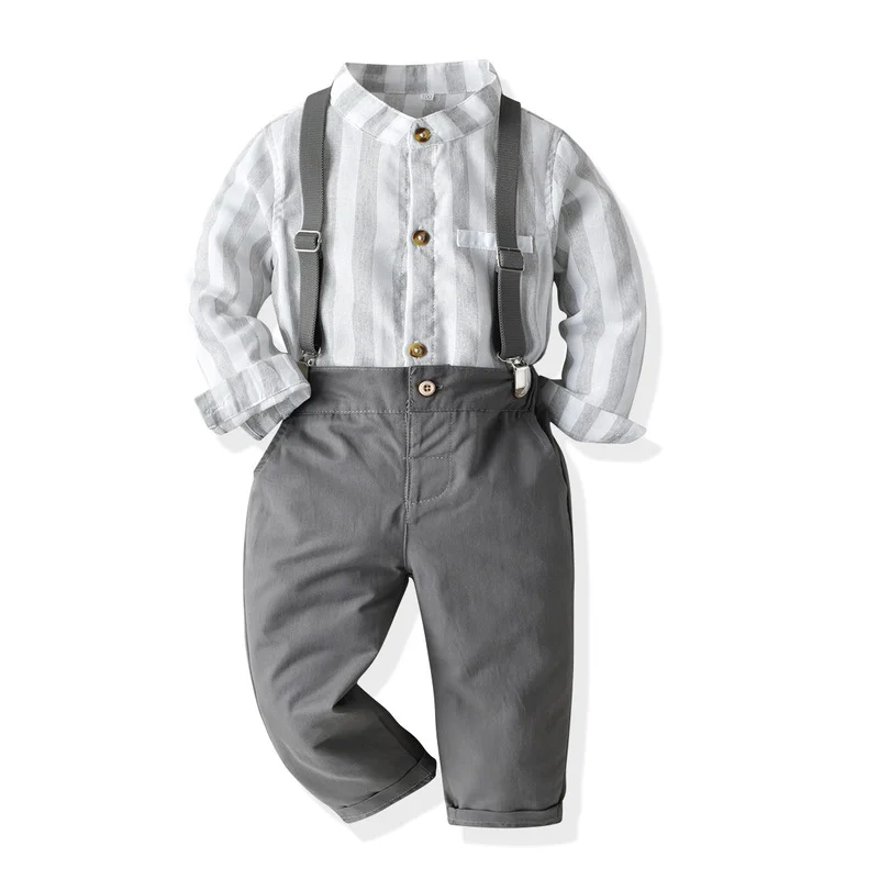 Autumn Boys Clothes Suit Fashion Striped Long-Sleeved Shirts Trousers Kids Clothing Winter Children Costume 1-6 Years Clothes
Autumn Boys Clothes Suit Fashion Striped Long-Sleeved Shirts Trousers Kids Clothing Winter Children Costume 1-6 Years Clothes
