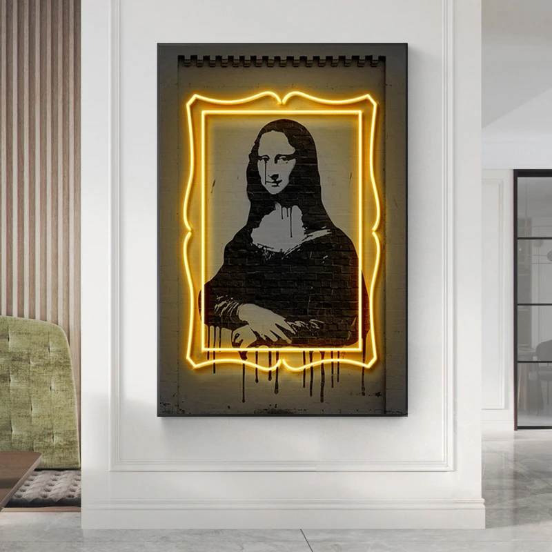 Led Line Mona Lisa Canvas Painting Nordic Wall Art Characters Sea Printed Canvas Painting for Bedroom Modern Home Decoration
Led Line Mona Lisa Canvas Painting Nordic Wall Art Characters Sea Printed Canvas Painting for Bedroom Modern Home Decoration
