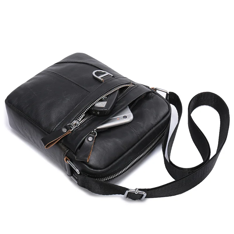 Vintage Leather Bags for Man Genuine Leather Crossbody Bag Men Casual Single Shoulder Bag Male Small Men's Messenger Bags
Vintage Leather Bags for Man Genuine Leather Crossbody Bag Men Casual Single Shoulder Bag Male Small Men's Messenger Bags