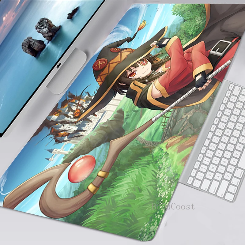 Megumin Anime Large XXL 90X30cm Mousepad PC Computer Mat Large Mouse Pad Kawaii Keyboards Mat Non-slip Rubber Mouse Mat 80x30cm
Megumin Anime Large XXL 90X30cm Mousepad PC Computer Mat Large Mouse Pad Kawaii Keyboards Mat Non-slip Rubber Mouse Mat 80x30cm