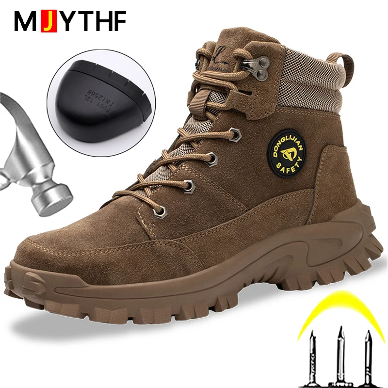 High Quality Men Boots Safety Shoes Anti-smash Anti-puncture Work Boots Indestructible Steel Toe Shoes Winter Boots Protective
High Quality Men Boots Safety Shoes Anti-smash Anti-puncture Work Boots Indestructible Steel Toe Shoes Winter Boots Protective