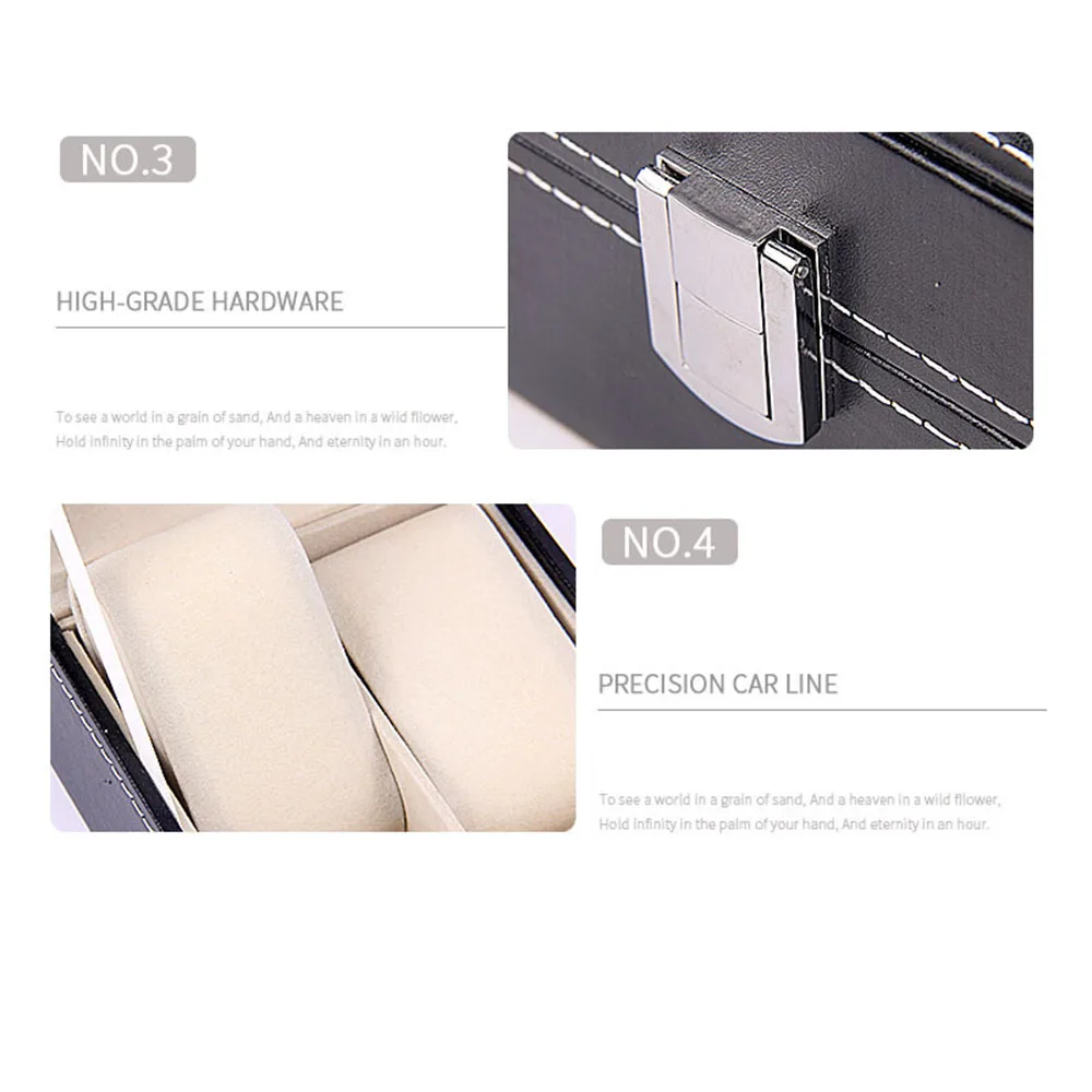 6 Grids Watch Box Pu Leather Watch Storage Case Mechanical Mens Watch Display Holder Cases Best Gift
6 Grids Watch Box Pu Leather Watch Storage Case Mechanical Mens Watch Display Holder Cases Best Gift