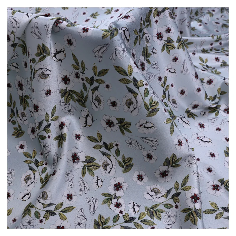 Summer New Digital Inkjet Mulberry Silk Stretch Satin Fabric Breathable and Comfortable Cloth Per Meter Sewing Material
Summer New Digital Inkjet Mulberry Silk Stretch Satin Fabric Breathable and Comfortable Cloth Per Meter Sewing Material