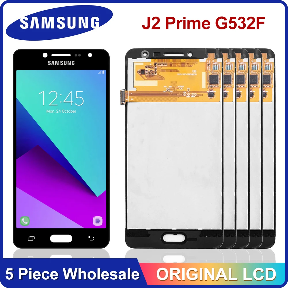 5 шт./лот тест для Samsung Galaxy J2 Prime ЖК дисплей G532F сенсорный экран дигитайзер в сборе