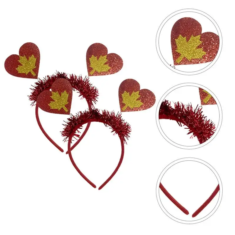 2Pcs Festival Headdress Hair Hoops Lovely Hairbands Maple Leaf Headwears for Woman Party
2Pcs Festival Headdress Hair Hoops Lovely Hairbands Maple Leaf Headwears for Woman Party