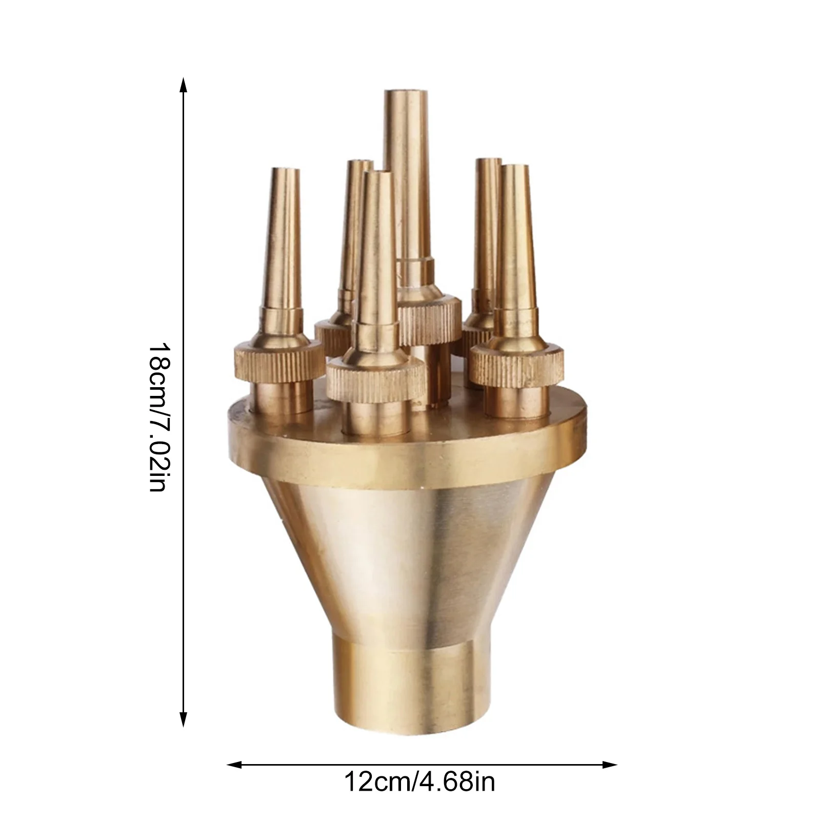 Brass Fountain Nozzle Blossom Water Sprinkler Garden Landscape Water Spray Pond Sprinkler Head Adjustable Direct-Shooting Nozzle
Brass Fountain Nozzle Blossom Water Sprinkler Garden Landscape Water Spray Pond Sprinkler Head Adjustable Direct-Shooting Nozzle