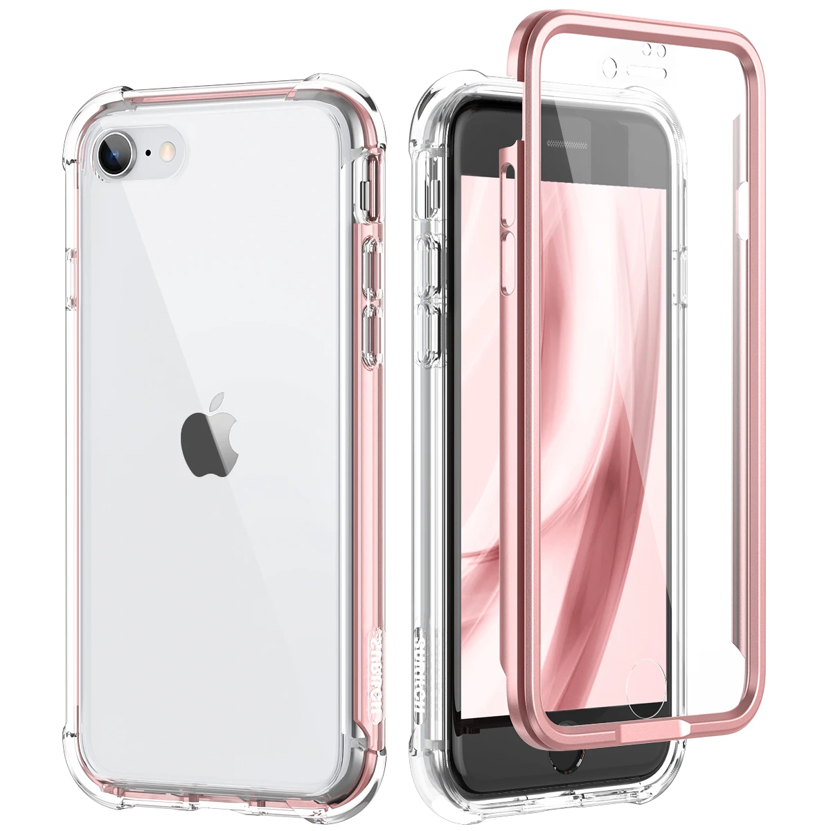 SURITCH 2 in 1 clear Case for iPhone 7 8 Case with Built-In Screen Protector Shockproof Protective Bumper Transparent Cover
SURITCH 2 in 1 clear Case for iPhone 7 8 Case with Built-In Screen Protector Shockproof Protective Bumper Transparent Cover