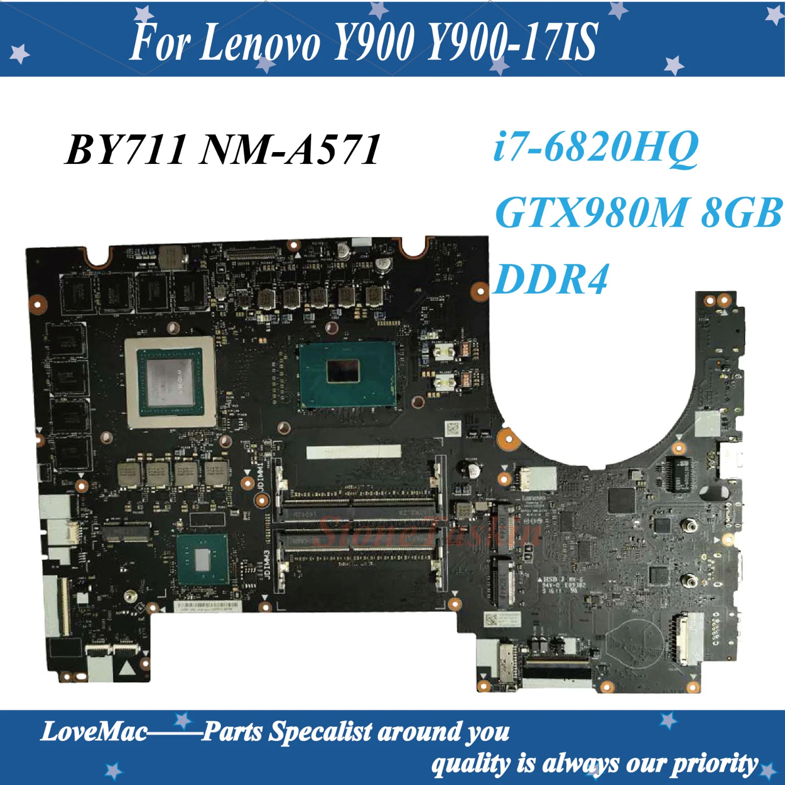 Высокое качество BY711 NM-A571 для Lenovo Y900 Y900-17ISK Материнская плата ноутбука CPU i7-6820 GPU GTX980M 8 Гб DDR4 100% тестирование
Высокое качество BY711 NM-A571 для Lenovo Y900 Y900-17ISK Материнская плата ноутбука CPU i7-6820 GPU GTX980M 8 Гб DDR4 100% тестирование