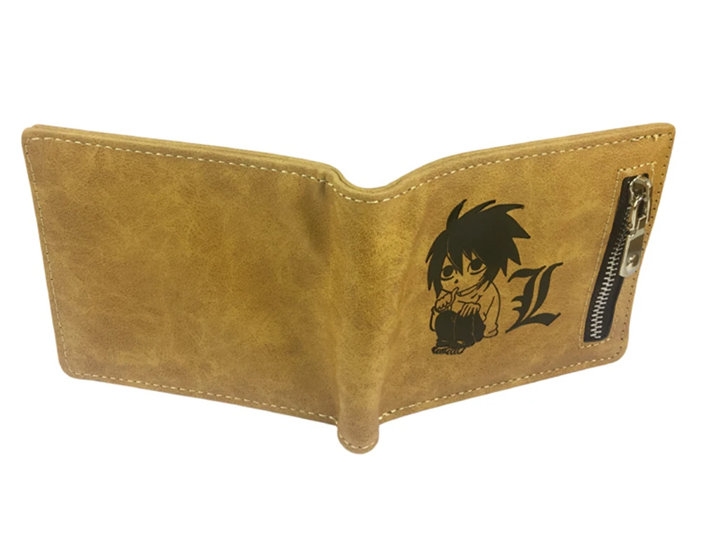 New PU Casual Wallet anime Death Note Note Compartment Men's Leather Zipper Poucht Photo Credit Coin Holder Purses
New PU Casual Wallet anime Death Note Note Compartment Men's Leather Zipper Poucht Photo Credit Coin Holder Purses