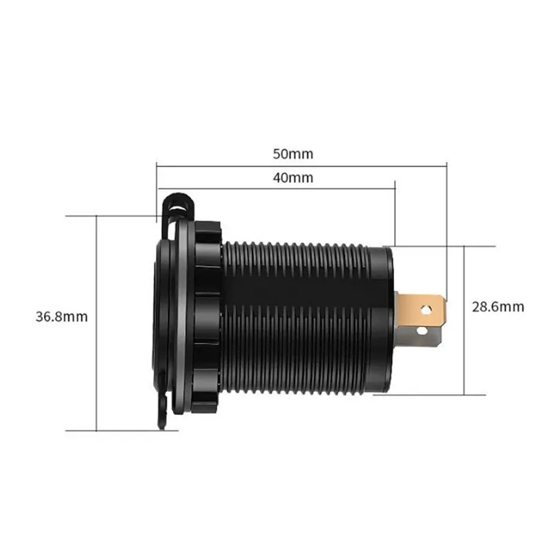 Car LED Aperture Phone Charger Dual USB Power Adapter Outlet 4.8A Touch Switch Socket Plug Motorbike Accessories For Auto Bus
Car LED Aperture Phone Charger Dual USB Power Adapter Outlet 4.8A Touch Switch Socket Plug Motorbike Accessories For Auto Bus