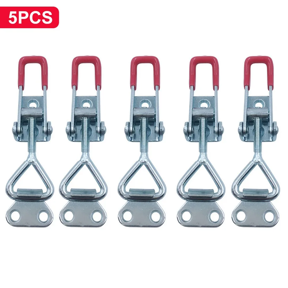 5Pcs Toggle Catch Latch Cabinet Boxes Case Adjustable Metal Door Bolt Quick Clamp Hasp Heavy Duty 150KG/330lbs Holding Capacity
5Pcs Toggle Catch Latch Cabinet Boxes Case Adjustable Metal Door Bolt Quick Clamp Hasp Heavy Duty 150KG/330lbs Holding Capacity