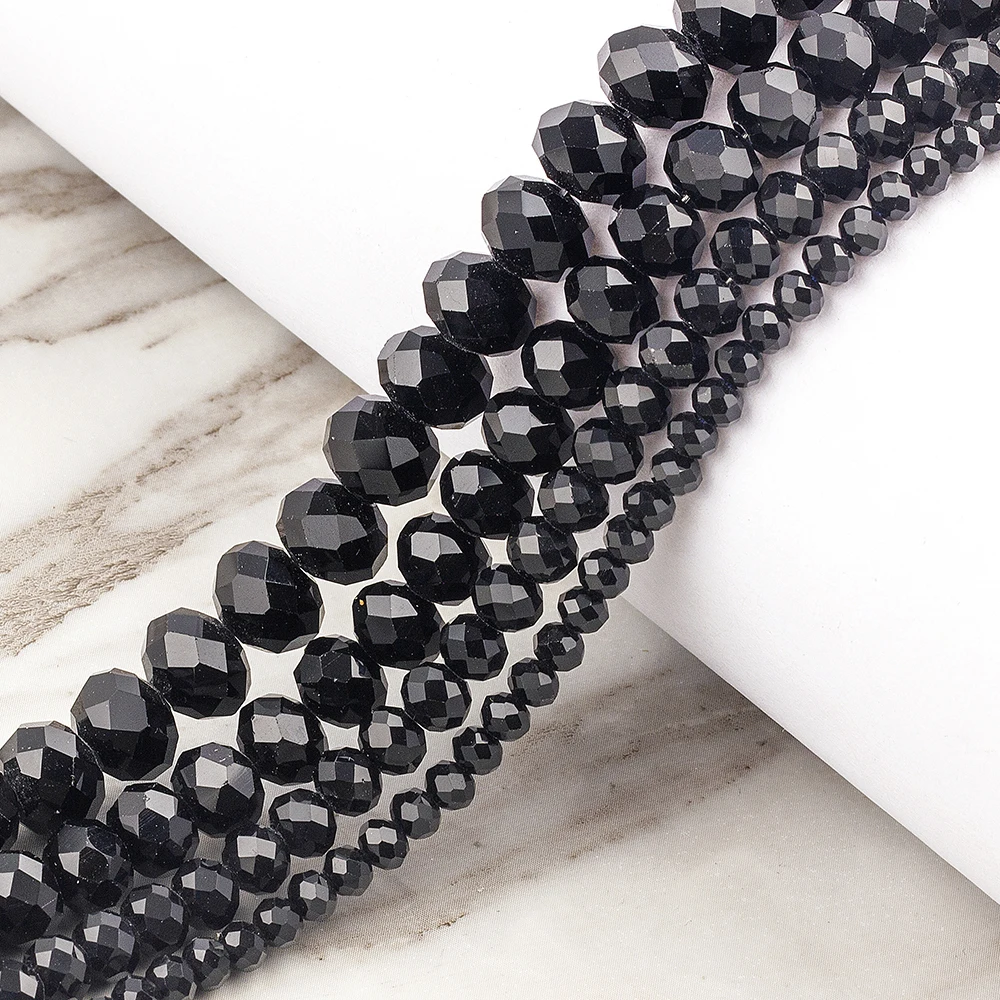 Black Color Glass Crystal Beads Loose Spacer Round Beads DIY Bracelet Necklace Beads For Jewelry Making DIY Accessories
Black Color Glass Crystal Beads Loose Spacer Round Beads DIY Bracelet Necklace Beads For Jewelry Making DIY Accessories
