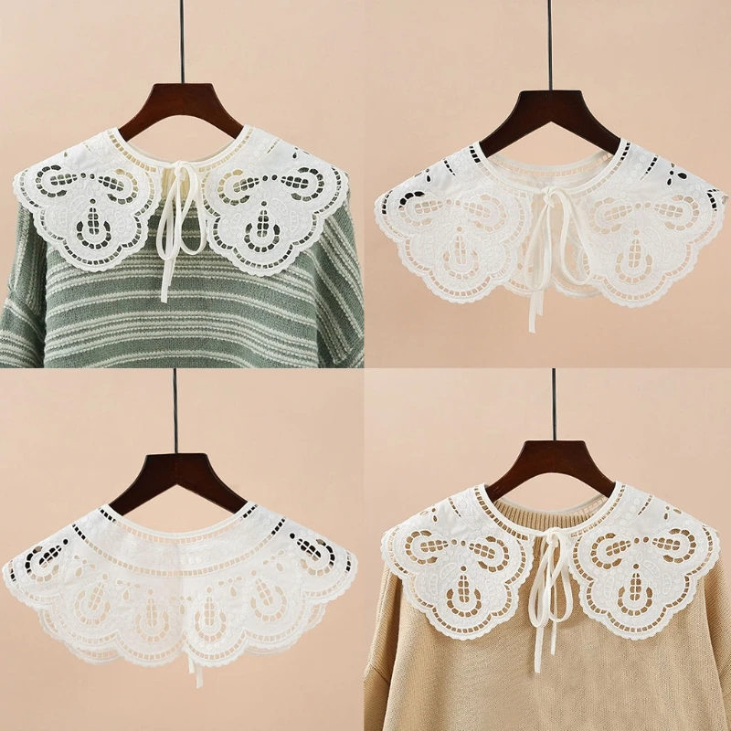 Women Hollow Out Fake Collar Shawl for Dress Embroidery Gourd Pattern Necklace DXAA
Women Hollow Out Fake Collar Shawl for Dress Embroidery Gourd Pattern Necklace DXAA