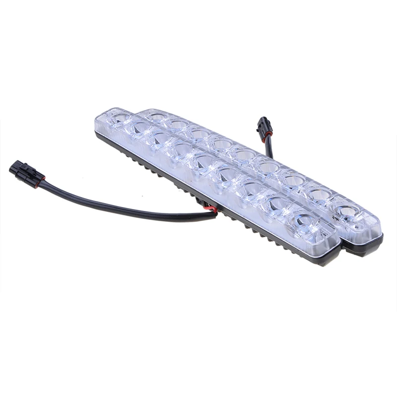 2 шт. 9 светодиодных холодных белых дневных ходовых огней, автомобильные противотуманные фары, аксессуары для освещения DRL, алюминиевый корпус 12 В 6000 К 
2 шт. 9 светодиодных холодных белых дневных ходовых огней, автомобильные противотуманные фары, аксессуары для освещения DRL, алюминиевый корпус 12 В 6000 К