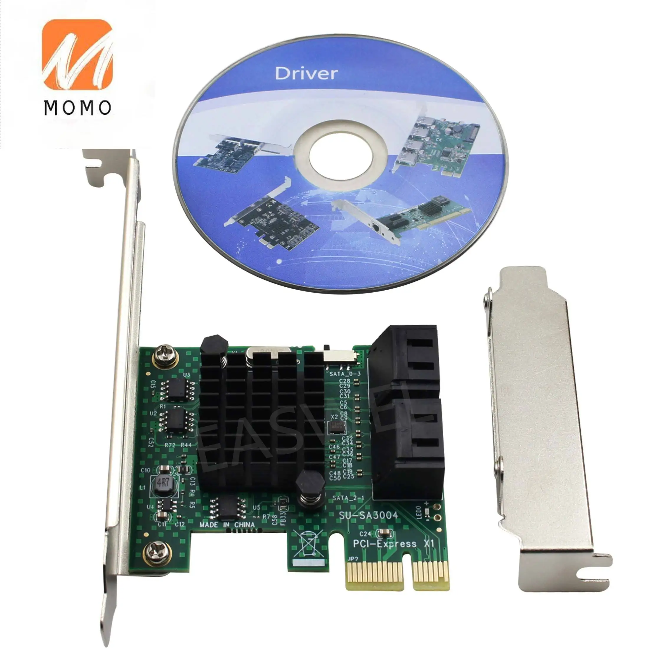 4 Port 6G PCI-E to SATA3.0 Expansion Miner Adapter Card SSD IPFS Controller Card
4 Port 6G PCI-E to SATA3.0 Expansion Miner Adapter Card SSD IPFS Controller Card