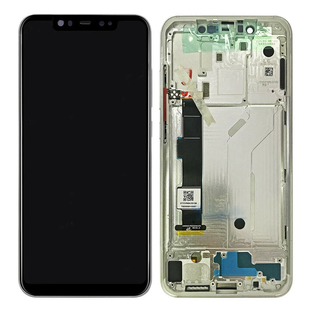 ЖК-дисплей AAA для Xiaomi Mi8 сенсорная панель стекло дигитайзер в сборе + рамка 8 Mi |