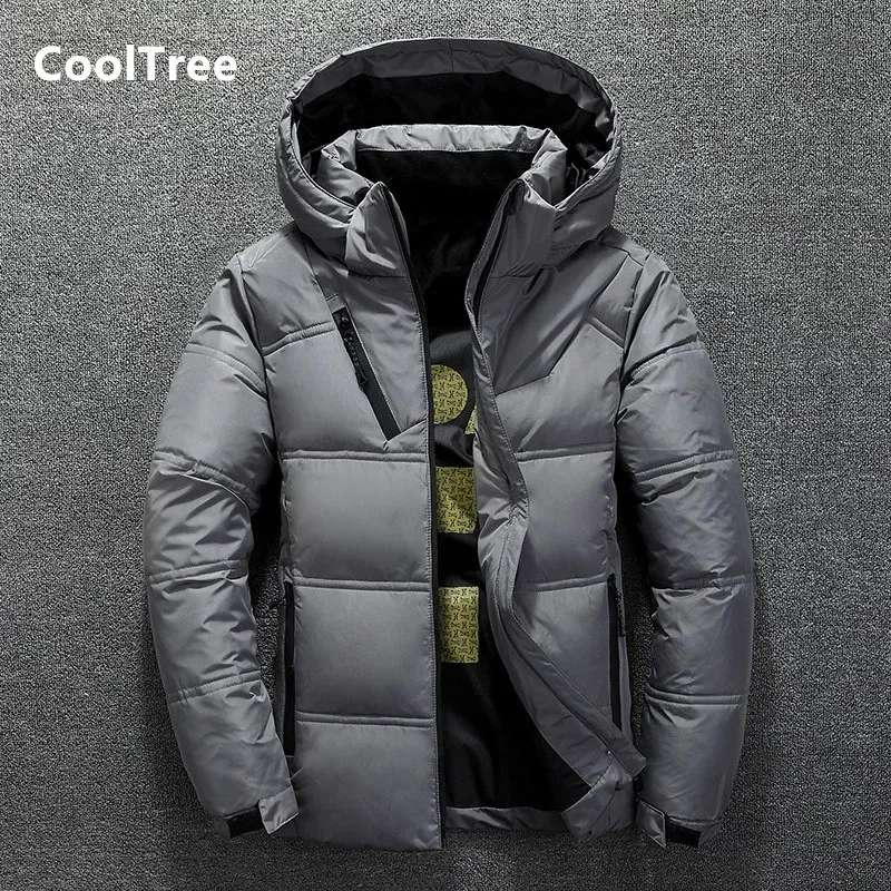 Мужской пуховик CoolTree, однотонная теплая куртка на белом утином пуху, с капюшоном, ветрозащитная верхняя одежда, парки, Осень-зима
Мужской пуховик CoolTree, однотонная теплая куртка на белом утином пуху, с капюшоном, ветрозащитная верхняя одежда, парки, Осень-зима